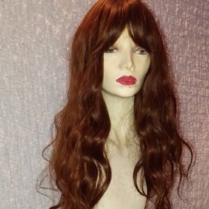 Long Wavy Brown Wig